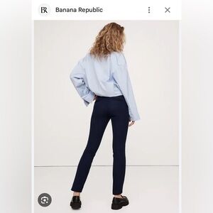 Banana Republic Sloan skinny ankle Navy pant